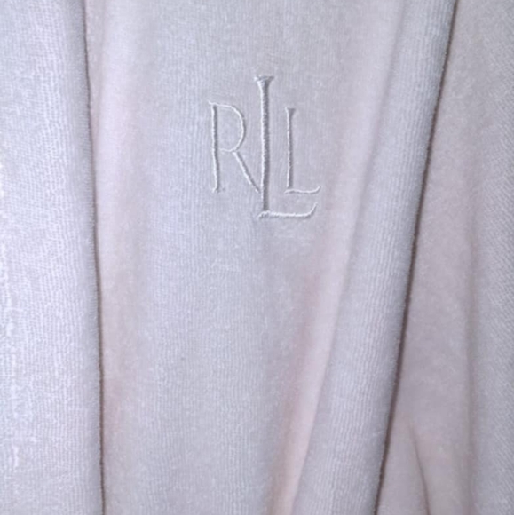 Lauren Ralph Lauren light pink robe size large - Picture 3 of 5